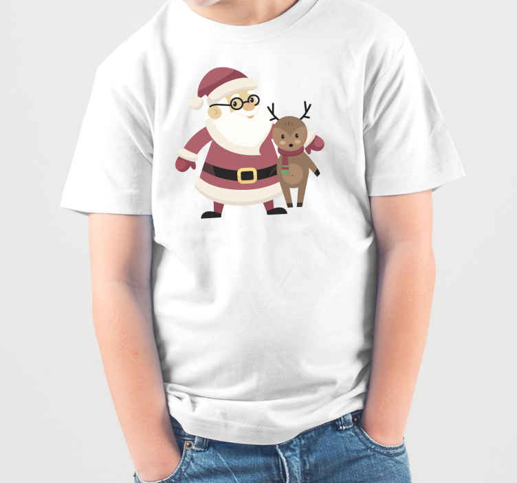 T-shirt do papai noel ho ho ho - TenStickers