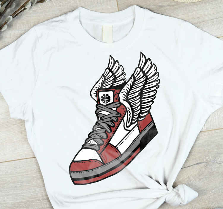 Misforstå udarbejde fordel Flyvende sko "moderne stil" t-shirt - TenStickers
