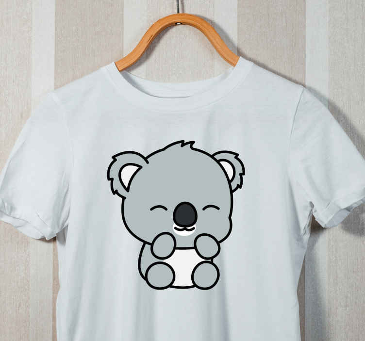 sværge Rundt om ledningsfri Adorable Koala Bear t-shirt - TenStickers