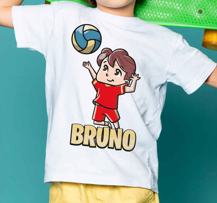 Camisetas personalizable Niño futbolista - TenVinilo