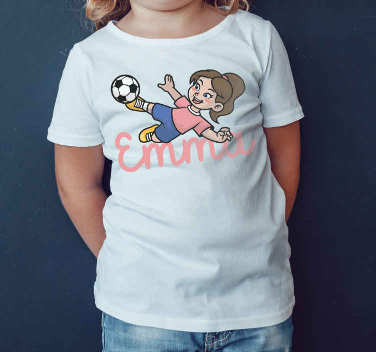personalizable Chica futbolista -