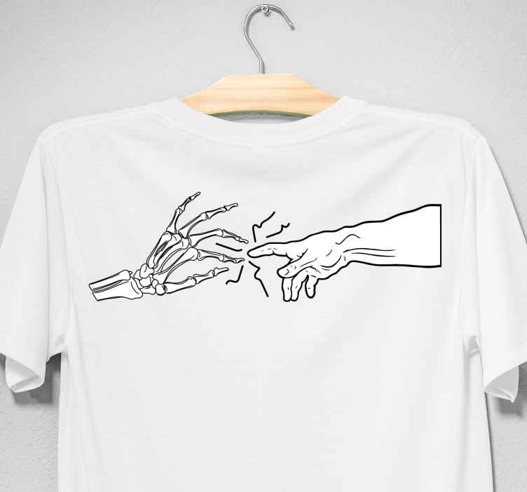 Creation of Death Hand custom t-shirt - TenStickers