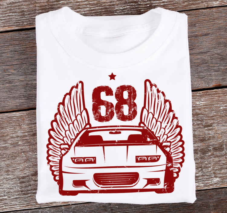 Vintage automotive T-shirts with name 