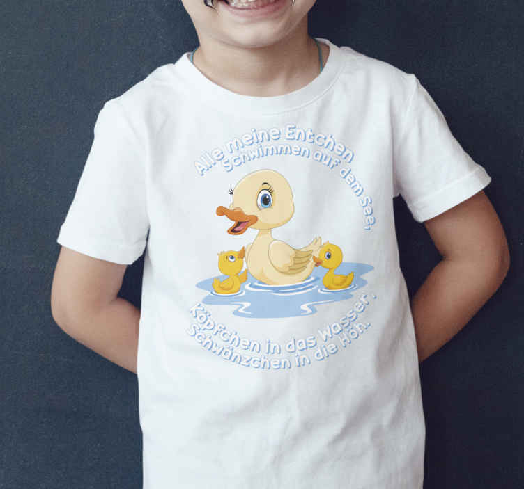 Tshirt Kind Alle meine Entchen - TenStickers