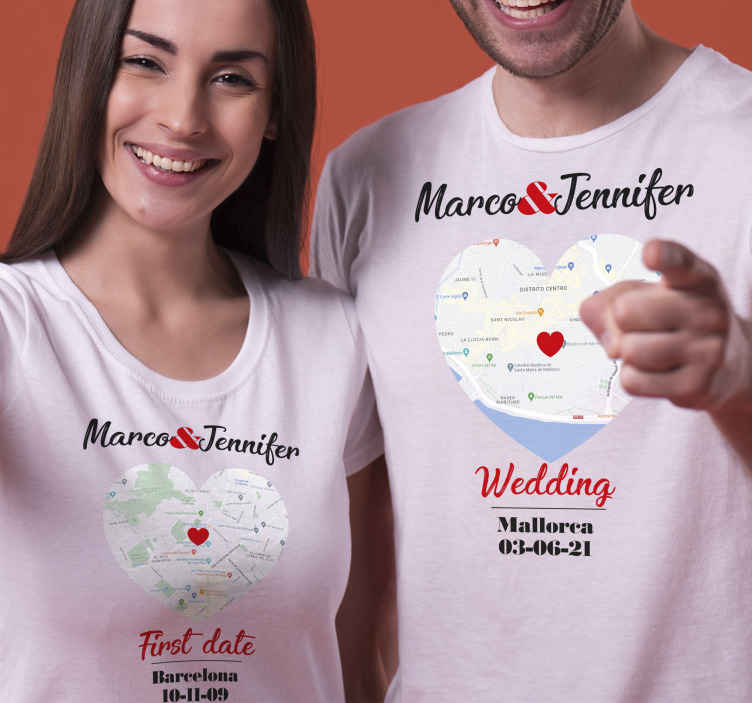 Camisetas para parejas Sudadera para parejas - TenVinilo