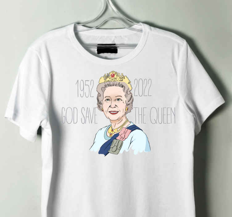 "God Save Queen" Jubilee custom t-shirt - TenStickers