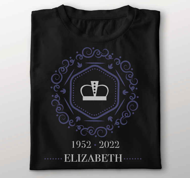 Personalised Platinum Jubilee Tshirts with name TenStickers