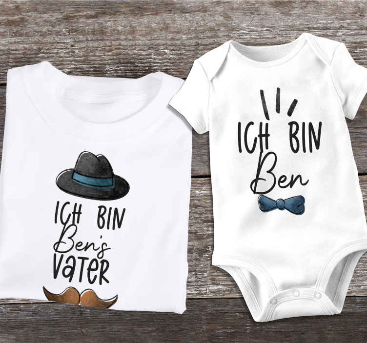 Vater Sohn T Shirt Papa und Sohn - TenStickers