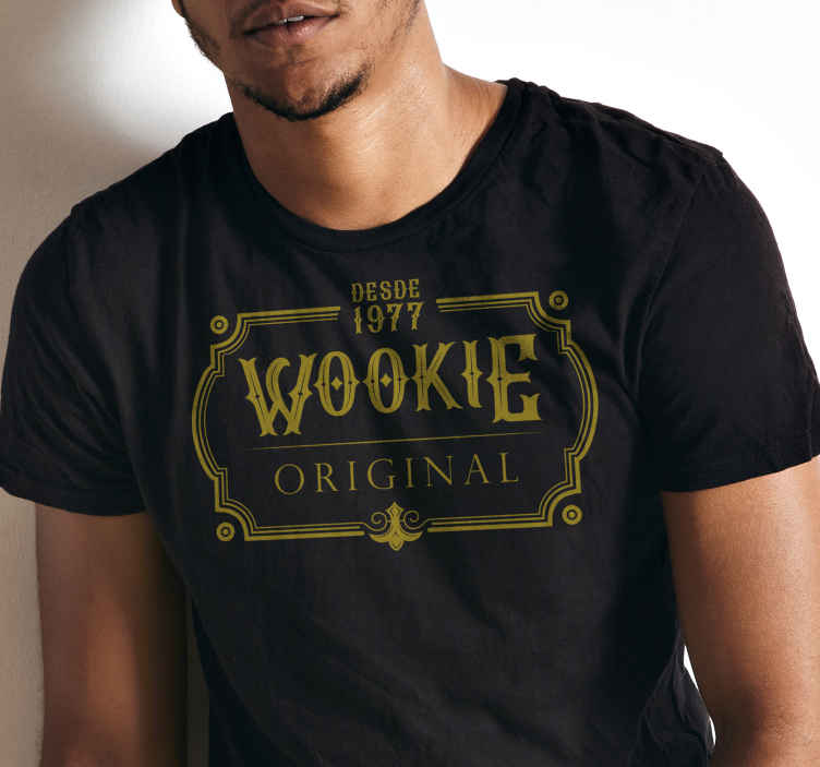 Camisetas personalizable wookie original - diseño