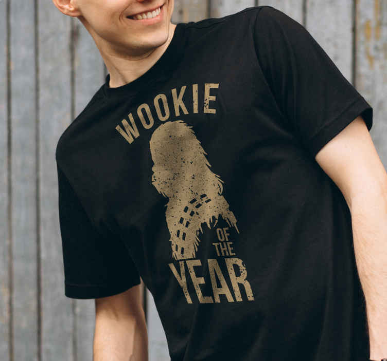 Camiseta personalizable con frase de wookie of the year - diseño