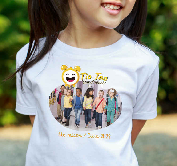 Camisetas personalizable TIc-Tac Llar d'infants