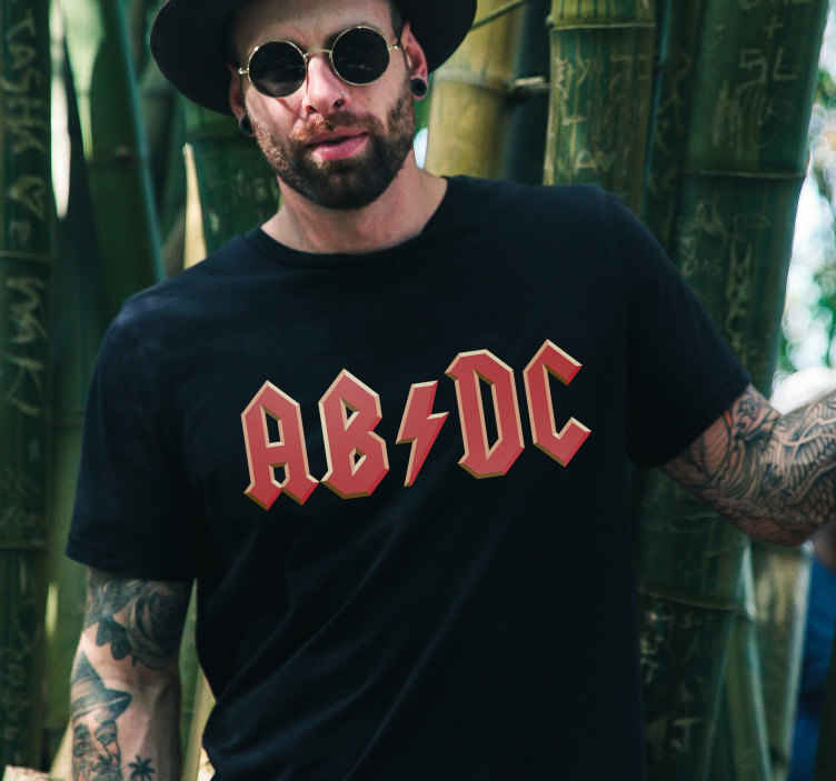 ABCD logo multicolor custom t-shirt - TenStickers