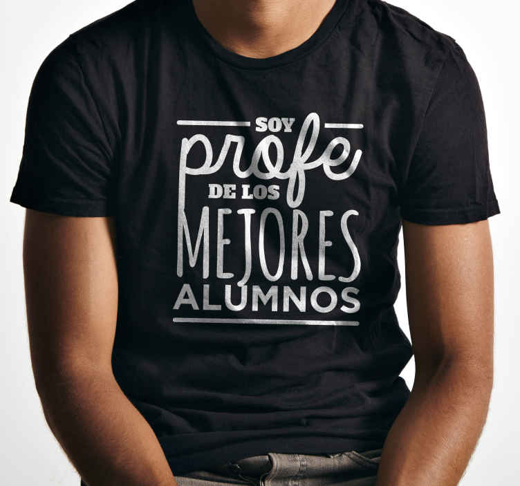 Camiseta profesor mejores alumnos - diseño