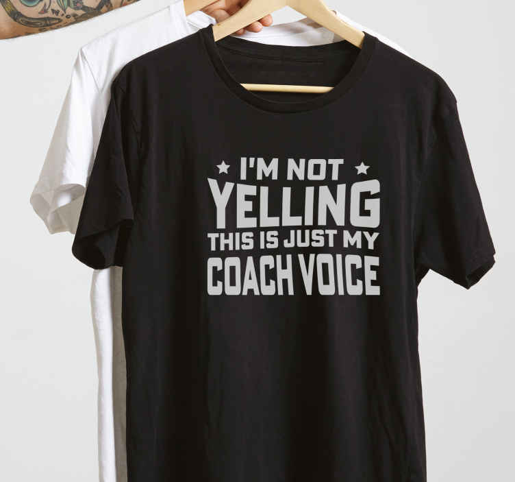 Coach Voice custom t-shirt - TenStickers