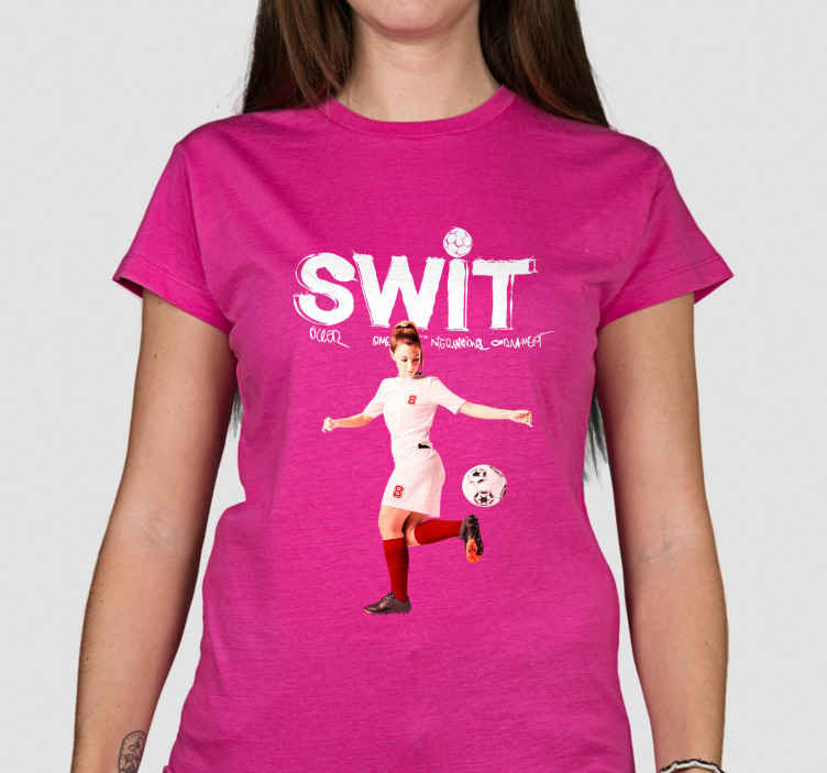 Camiseta SWIT Personalizada Rosa
