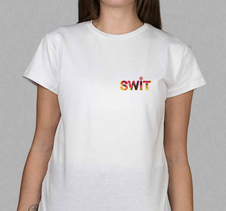 Camiseta SWIT Logo mini blanca