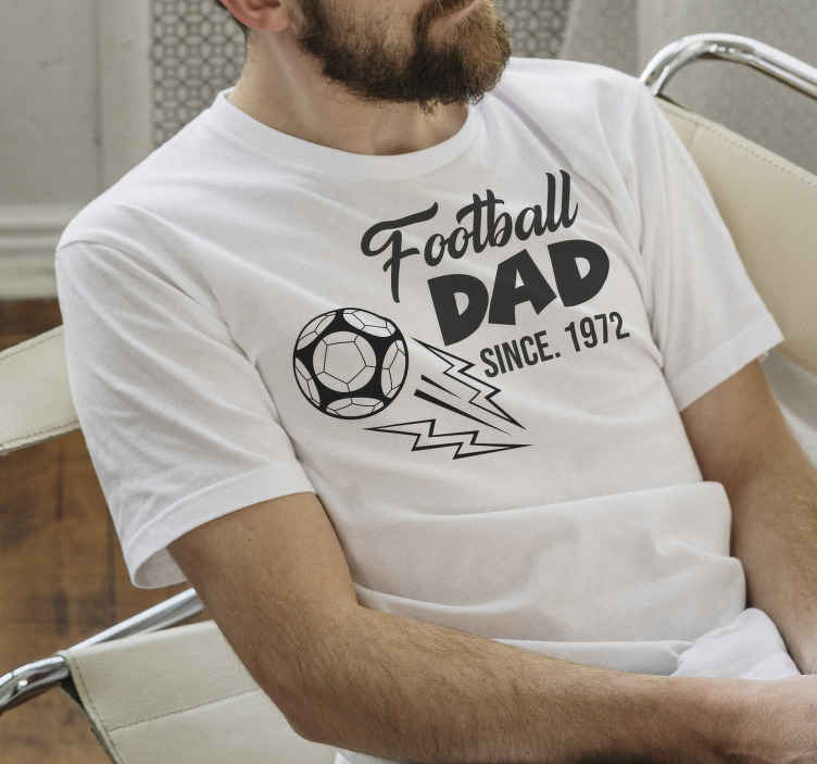 Football dad father's day matching shirts - TenStickers