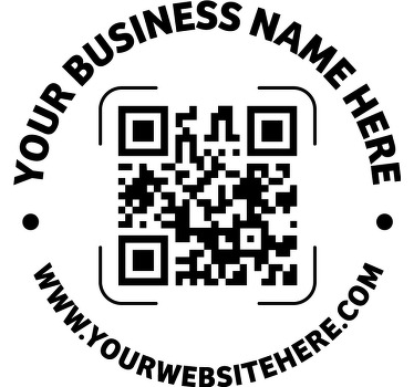 Original T Shirt qr-code für unternehmen - TenStickers
