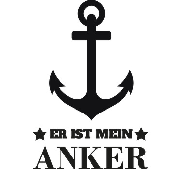 Pärchen T Shirts er ist mein anker, sie ist mein sagte - TenStickers