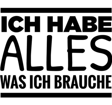 Pärchen T Shirts ich bin alles - TenStickers