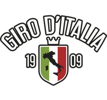 T-shirt giro d'Italia - TenStickers