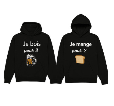 Sweat je bois et je mange - TenStickers