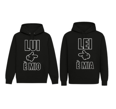 Felpa lui e lei sono miei - TenStickers