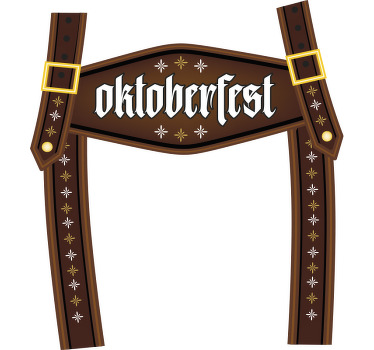 Original T Shirt im lederhosen - TenStickers