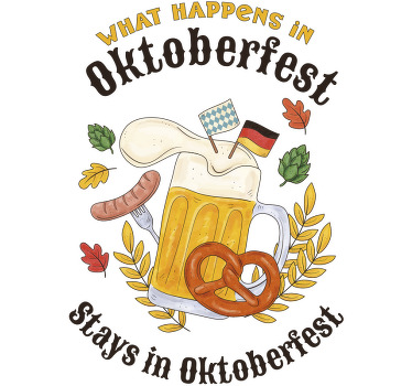 Original T Shirt bier & wurst - TenStickers