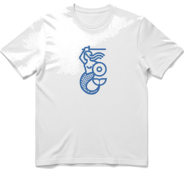 Koszulka dziecięca syrenka warszawska - TenStickers