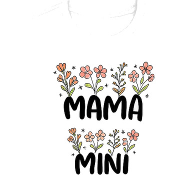 T-shirts mama mini - TenStickers