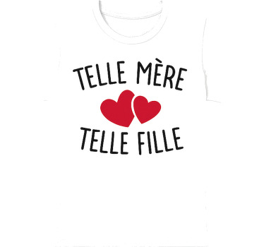 T-shirt mère et fille telle mère telle fille - TenStickers