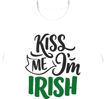 Kiss me i'm irish shirt cheeky st. patrick's day shirt - TenStickers