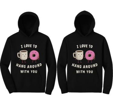 Camisetas parejas disfrutando juntos - TenVinilo