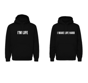 Camisetas parejas yo complico la vida - TenVinilo