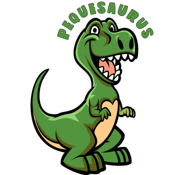 Camiseta bebé Dinosaurios Pequesaurus - TenVinilo