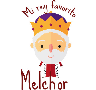 Camiseta navideña Rey Melchor - TenVinilo