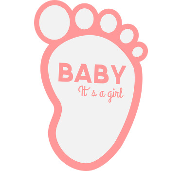It's a baby girl mothers shirt - TenStickers