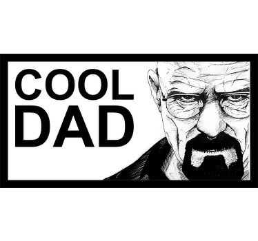 Havalı baba heisenberg gömlek babalar günü - TenStickers