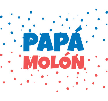 Camiseta Día del Padre "papá molón" - TenVinilo