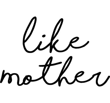 Wie tochter wie mutter t-shirt - TenStickers