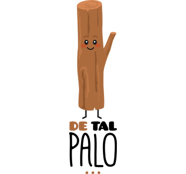 Camiseta padre e hijos de tal palo tal astilla - TenVinilo