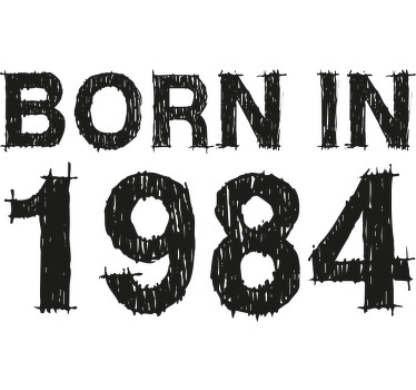 T-shirt personalizada Born in - TenStickers