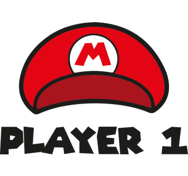 Player one and player two kinds t-shirt - TenStickers