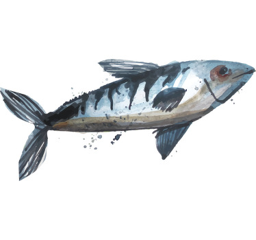 Soyut deniz t-shirt vinil gıda - TenStickers