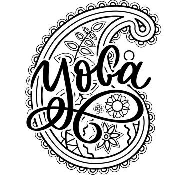 Arabic paisley design t-shirt - TenStickers