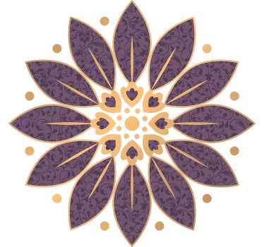 Camiseta de flor paisley estilo vintage - TenVinilo