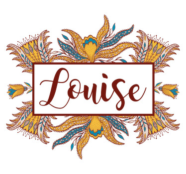 T-shirt personnalisé motif décoré de fleurs - TenStickers