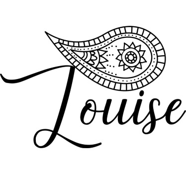 T-shirt personnalisé motif cachemire - TenStickers