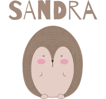 Divokoza nacrtana s majicom imena - TenStickers